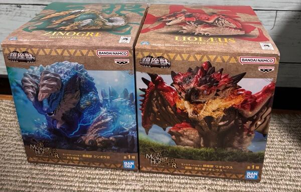 モンスターハンター フィギュア 月下雷鳴 ジンオウガ 激闘 雄火竜 リオレウス2体セット