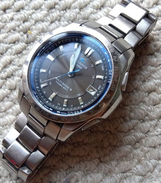 CASIO OCEANUS OCW-T100 ソーラー電波 チタン