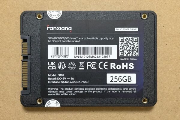 Fanxiang S101 SSD 250GB 3D NAND SATA3 6Gbps 内蔵 2.5インチ 7mm