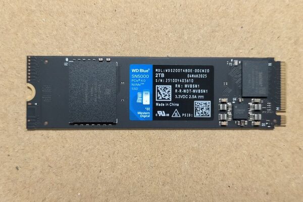 WD_BLUE 2TB SN5000 NVMe 内蔵SSD Gen4 PCIe M.2 2280