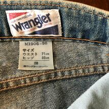 Wrangler デニムパンツ メンズ M1906-98 W28 ウエスト71cm ヒップ88cm ラングラージーンズ_画像5