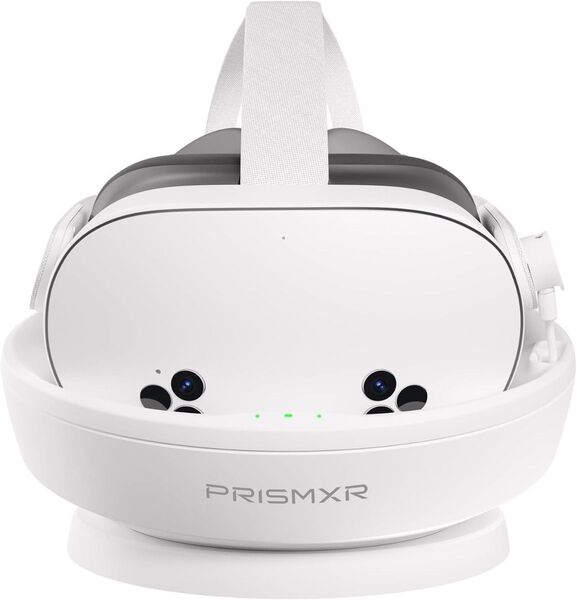 VR用充電ドック Quest 3Sに対応ドック 磁気吸着式ヘッドセット&コントローラー同時充電