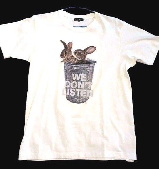 MILKBOY ウサギ プリント Tシャツ Lサイズ 完売品 レア+ オマケ