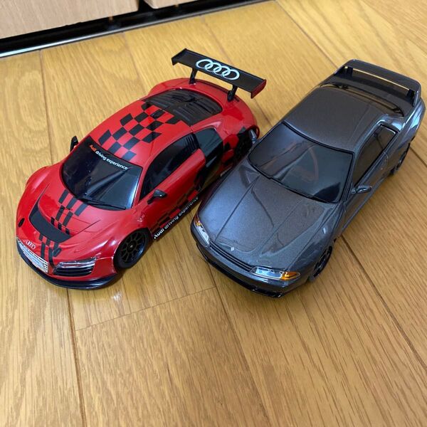京商 ミニッツ 2台セット アウディ 日産スカイラインr32 gtr
