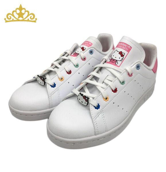 adidas サンリオ STAN SMITH J HELLO KITTY ローカット スニーカー レディース アディダス キティ