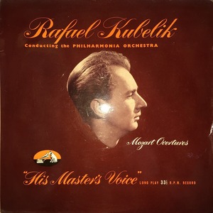 HMV 英盤 ALP-1109 フラット盤!!　クーベリック モーツァルト:序曲集 / Kubelik Mozart:Overtures