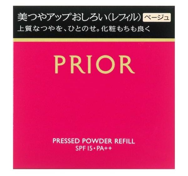 新品未開封 資生堂 プリオール PRIOR 美つやアップおしろい レフィル ベージュ 9.5g フェイスパウダー 毛穴