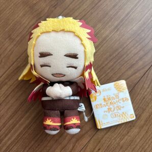鬼滅の刃 ぽふっとぬいぐるみ 其ノ弐 煉獄杏寿郎 タグ付き ぬいぐるみ マスコット