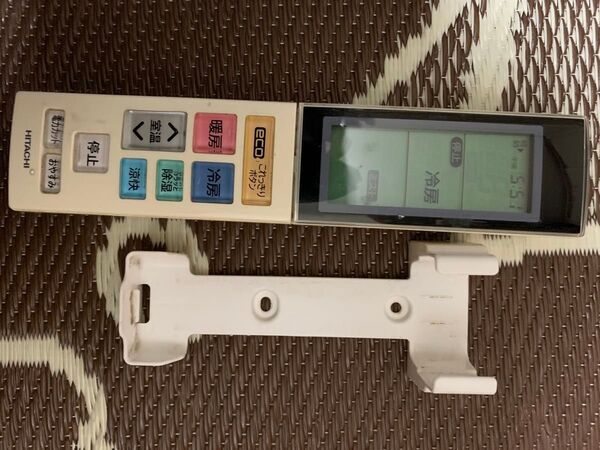 日立 ヒタチ エアコン リモコン RAR-4W1 ホルダー付き HITACHI