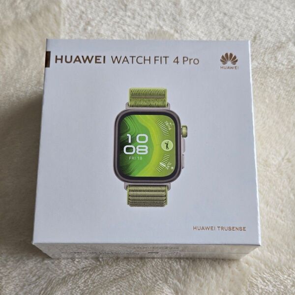 新品 HUAWEI WATCH FIT 4 Pro グリーン サファイアガラス 医療認証 心電図 睡眠測定 10日電池