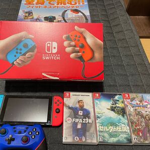 Nintendo Switch 有機ELモデル セット ティアキン リングフィット ドラクエ11 FIFA モンハン