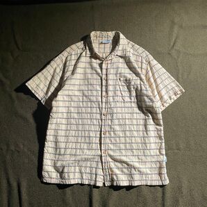 90s AIPA SARF BOARD 立体 コットン ボックス 半袖シャツ L