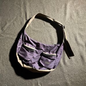 90s-00s AIGLE 2トーンカラー ナイロン ショルダーバック