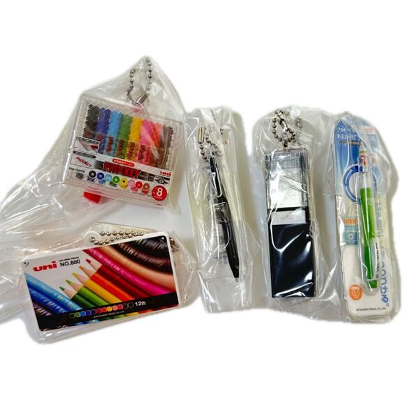 uni MITSUBISHI PENCIL ミニチュアチャーム2 全5種