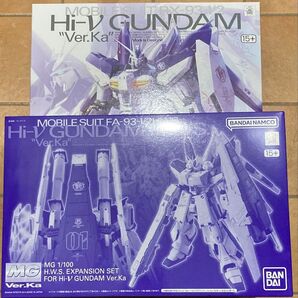 MG RX-93-ν2 Hi-νガンダム Ver.Ka & HWS拡張セット 2点セット