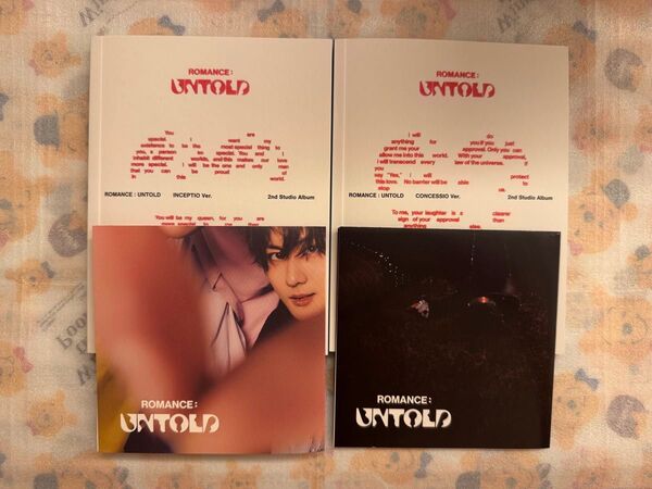 ENHYPEN ROMANCE:UNTOLD アルバム フォトブック2冊・ポスター2枚 セット