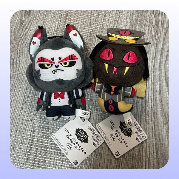 ハズビンホテルへようこそ ぬいぐるみ vol.2 サー・ペンシャス&ハスク 2種セット!② ちびぐるみ マスコット