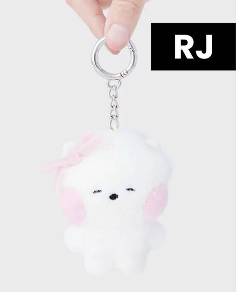BT21 RJ ジン ソクジン minini RIBBON リボン ぬいぐるみキーリング キーホルダー