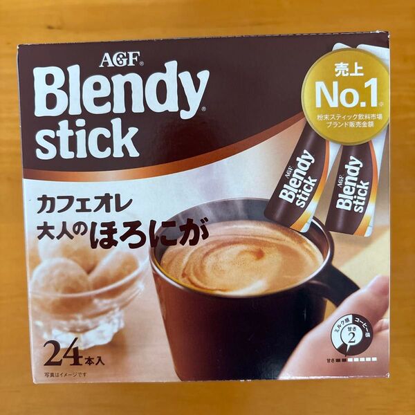 AGF Blendy stick ブレンディスティックカフェオレ 大人のほろにが 24本