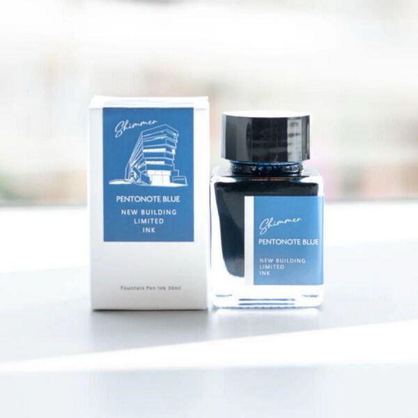 【新品未使用】ペントノート BLUE INK【Shimmer ラメ入り】