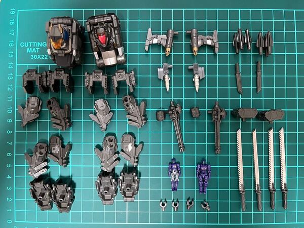 タカラトミー ダイアクロン EXコア&アーマメントセット2 箱、ブリスター無し