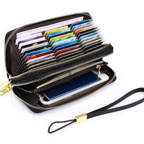 【新品】★大容量★カード!お札!小銭!通帳!スマホ!全部収納長財布
