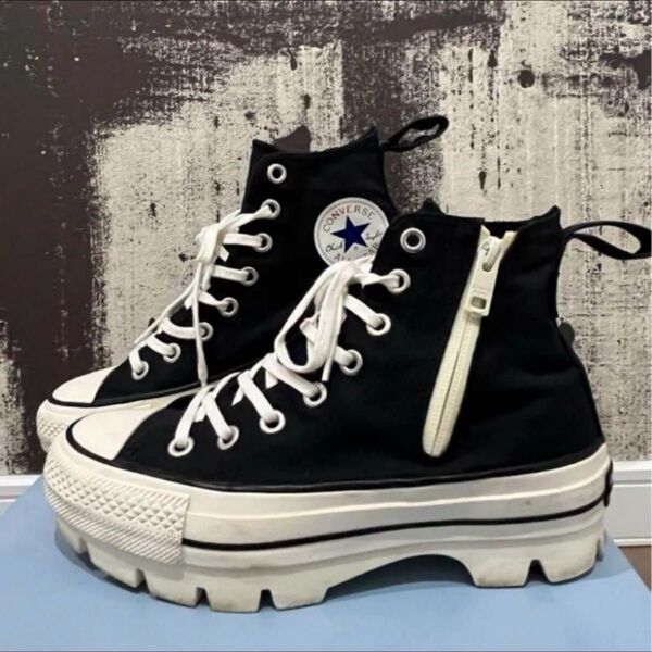 コンバース CONVERSE 厚底 ジッパー オールスター チャックテイラー HI