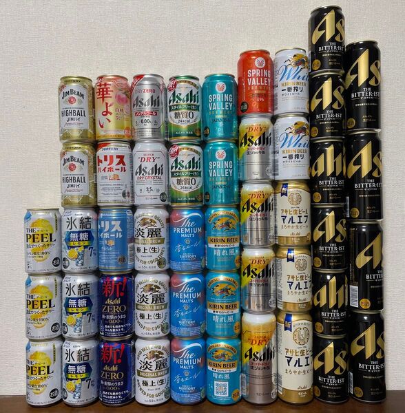 新品/酒 まとめ売り 約350ml×42本 500ml×6本 計48本