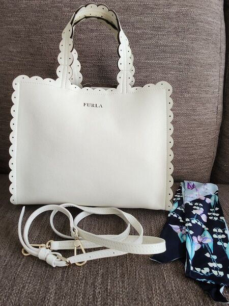 FURLA フルラ ハンドバッグ ショルダーバッグ 2wayバッグ トートバッグ レザー 保存袋 未使用