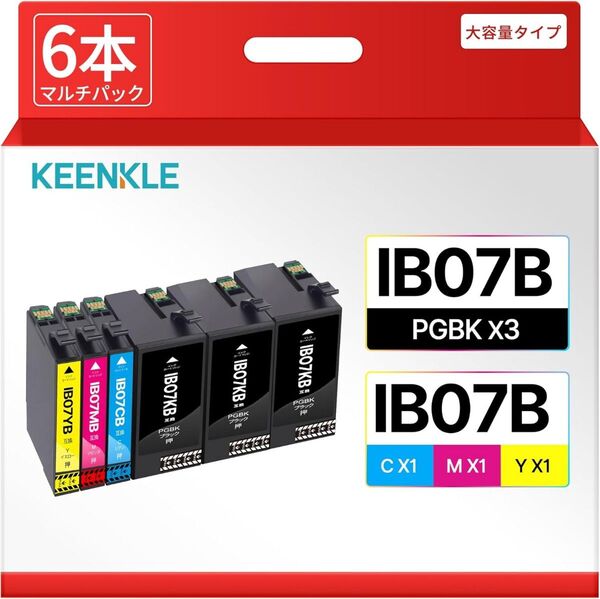 エプソン IB07CL4B 4色6本セット 互換インクカートリッジ EPSON マウス