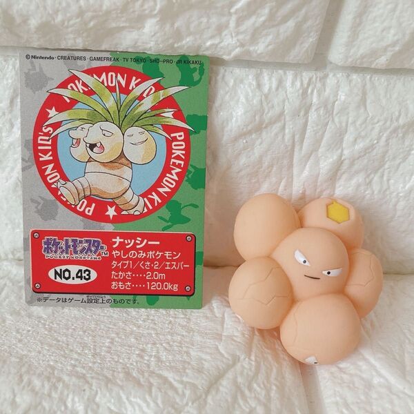 ポケモン ポケモンキッズ ソフビ 指人形 フィギュア カード ナッシー タマタマ