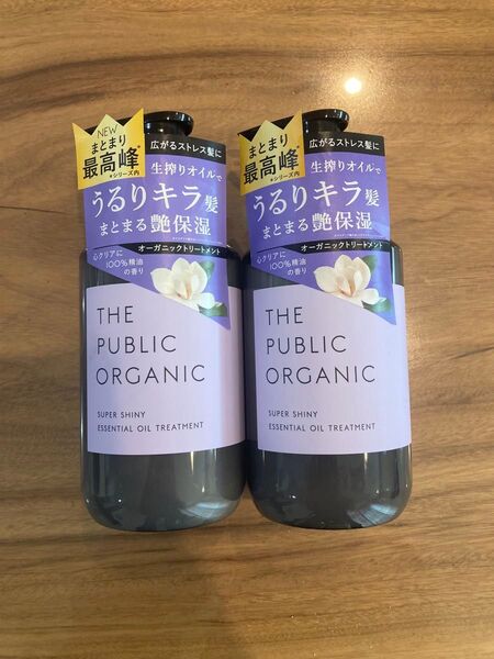 ザ パブリック オーガニック スーパーシャイニー トリートメント×2個