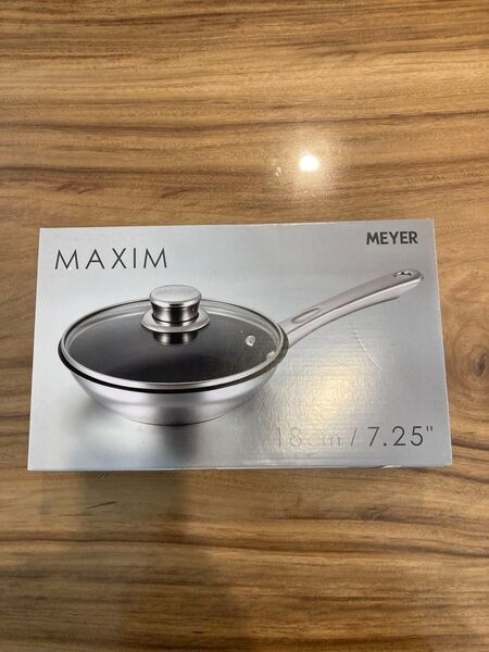 マイヤー meyer マキシムss 蓋付フライパン 18cm IH 新品未使用