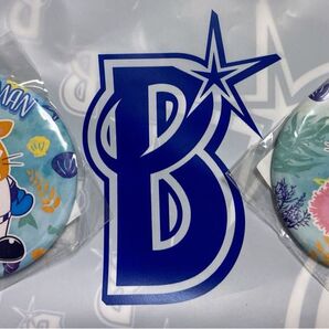 横浜DeNAベイスターズ 缶バッジ 2個セット DB.スターマン DB.キララ 新品未開封