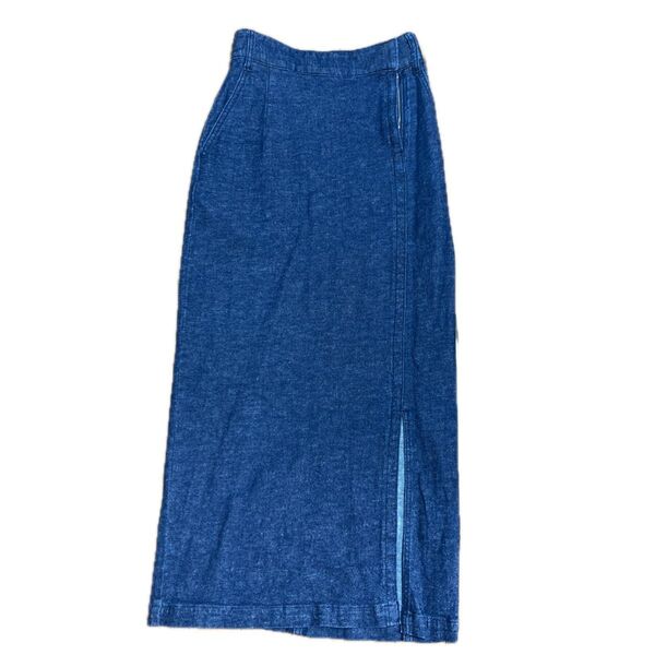 URBAN RESEARCH ストレッチデニム ロングタイトスカート スリット入り