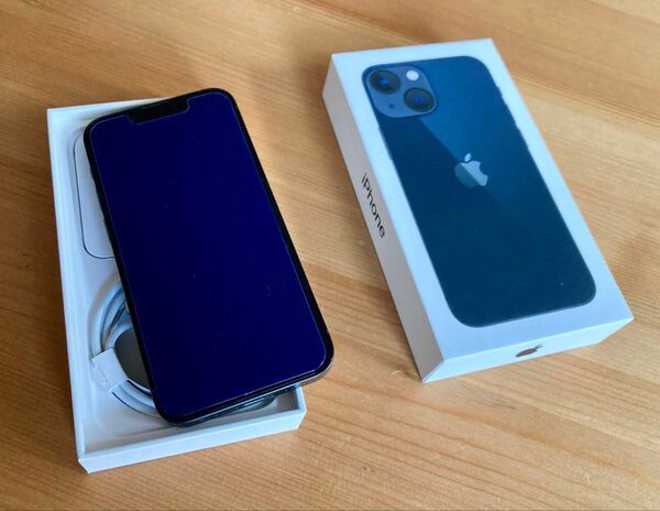 美品 iPhone13 mini 128GB SIMフリー ミッドナイト バッテリー最大容量76%