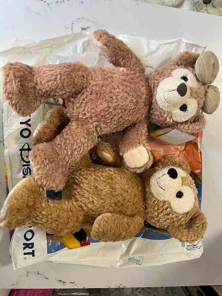 未使用 ダッフィペア ディズニー ぬいぐるみ ダッフィー