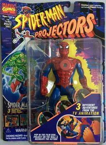SPIDER-MAN PROJECTORS (with 3 different film disks)　スパイダーマン フィギュア仕様プロジェクター (ディスク3種付) Toy Biz, Inc. 