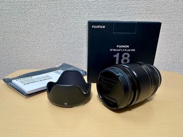 【美品】XF18mm F1.4 R LM WR フジフィルム フジノンレンズ