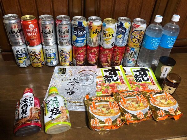 まとめて ビール類 18本 食品 飲料 我が家は焼肉屋さん 焼き海苔 昆布茶 ジャム ラーメン 12個 合計30点