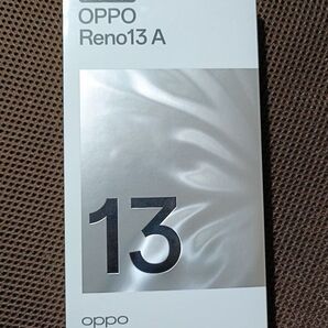 【新品未開封】シュリンク付き OPPO Reno 13a ルミナスネイビー 128GB