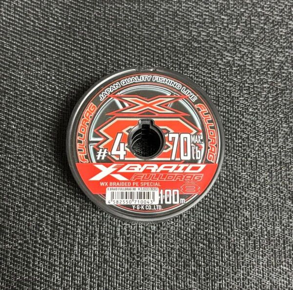 新品未使用 フルドラグ 4号 300m YGK X8 エックスブレイド YGKよつあみ Xブレイド フルドラグX8 オッズポート