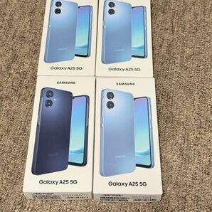 新品 未開封 Galaxy A25 5G SIMフリー 4台