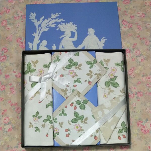 WEDGWOOD ティーマット コースター セット ストロベリー テーブルコーディネート ウェッジウッド