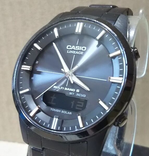 CASIO カシオ LCW-M170DB-1AJF 電波 ソーラー アナデジ 腕時計 メンズ ブラック
