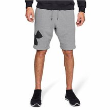 ☆UNDER ARMOUR アンダーアーマー ビッグブランドマーク プリント スウェット ショーツ ハーフパンツ 短パン/メンズ/S☆新品_画像1