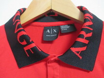 ☆ARMANI EXCHANGE アルマーニ エクスチェンジ 襟ロゴ デザイン ポロシャツ/半袖/メンズ/XS☆新品_画像8