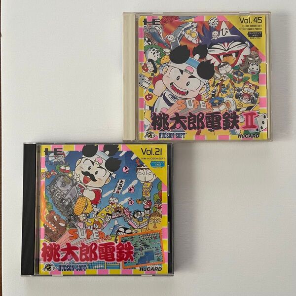 【箱・説明書付き】PCエンジン スーパー桃太郎電鉄&II セット