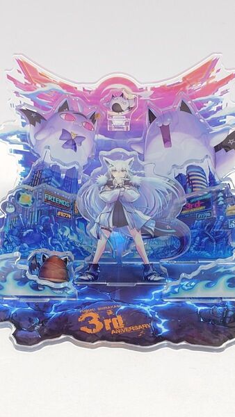 ホロライブ 白上フブキ 活動3周年記念 アクリルジオラマスタンド