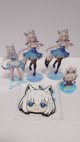 ホロライブ 白上フブキ アクリルスタンド セット ローソン ホロクッキング